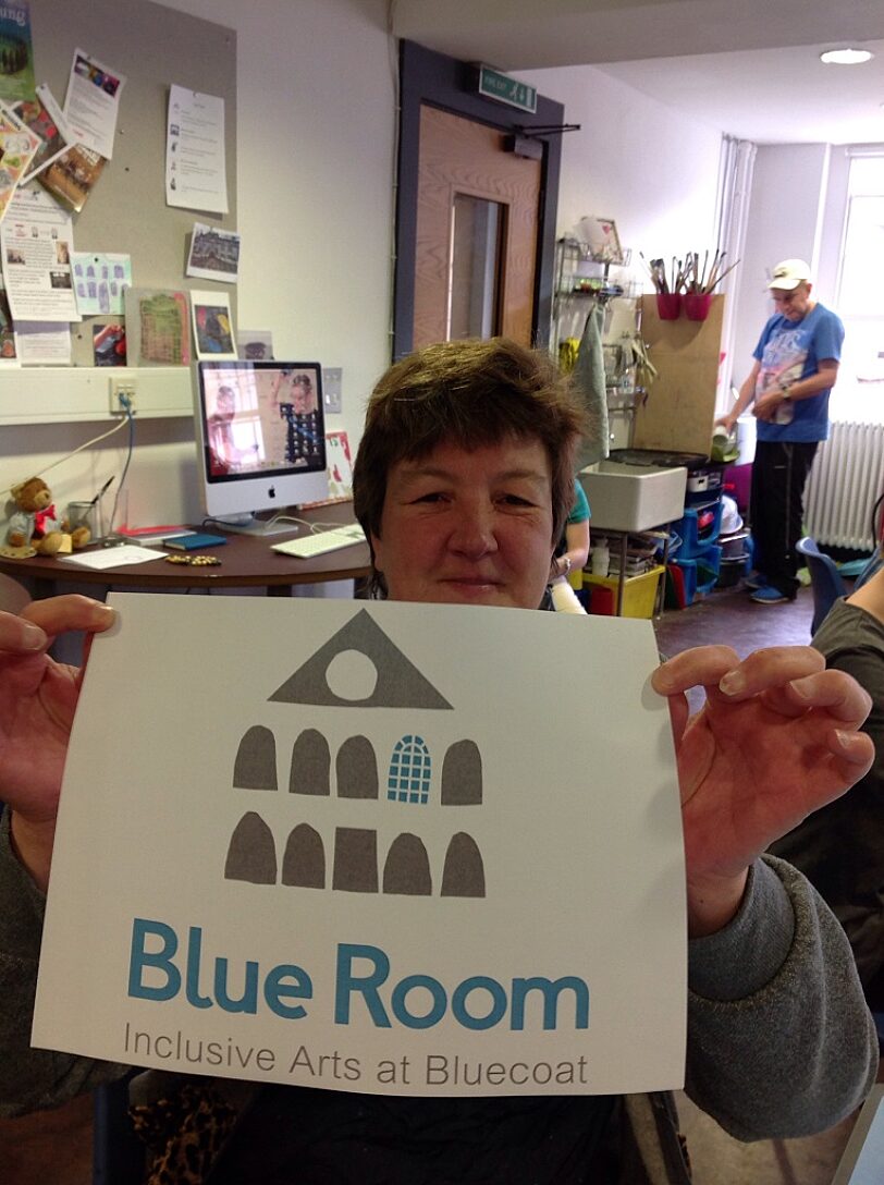 Blue Room design a new logo