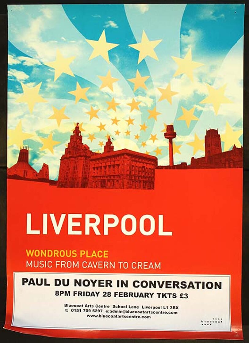 Poster for Paul Du Noyer in conversation event
