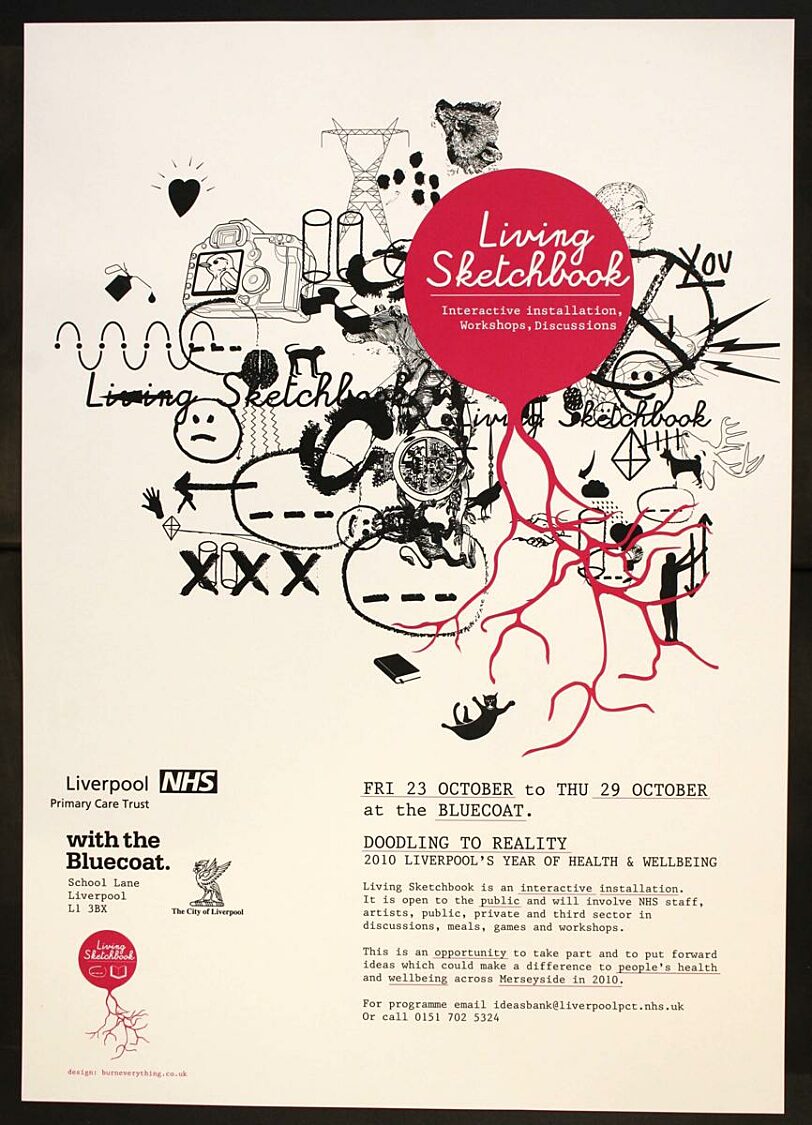 Poster for Living Sketchbook event