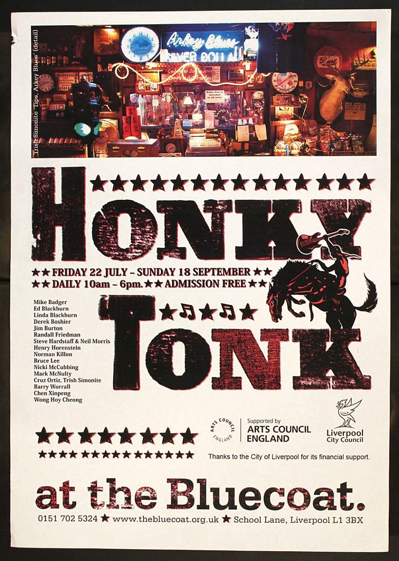 Poster for Honky Tonk exhibition