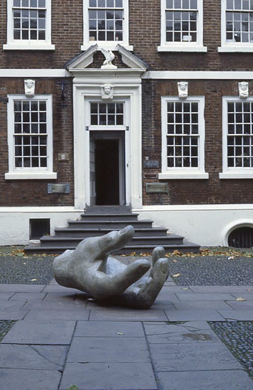 Distant Thunder, Sculpture in Courtyard, Vincent Woropay
