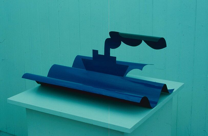 Bluecoat Summer Sculpture exhibition: Steamship by Barry Midgley