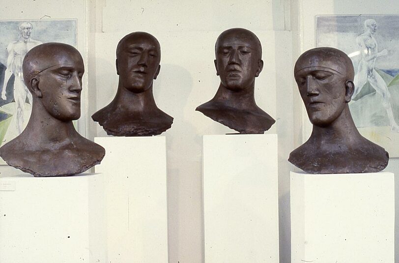 Elizabeth Frink sculptures in the exhibition, Women's Images of Men, at Bluecoat