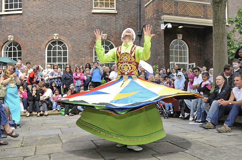 Liverpool Arabic Arts Festival whirling dervish