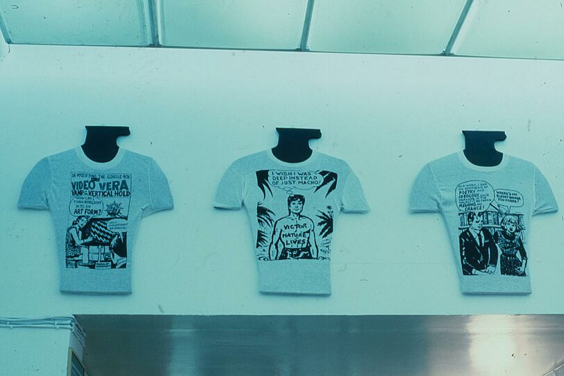 Graphic Rap exhibition: Biff T-shirts