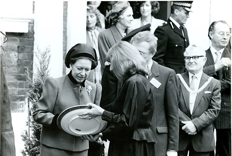 Princess Margaret visit to Bluecoat