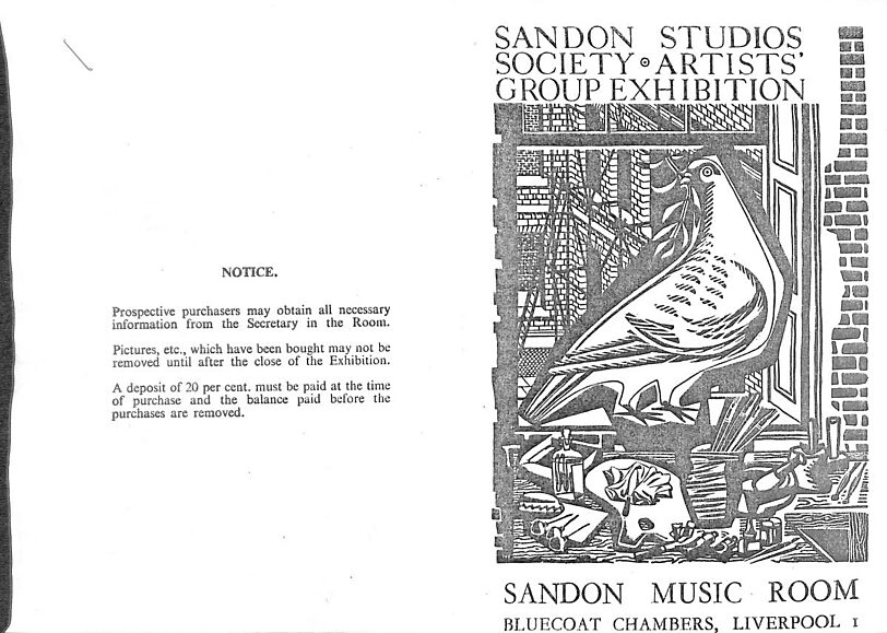 Sandon Studios Society exhibition of paintings, drawings, engravings and sculpture