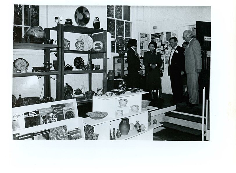 Princess Margaret visit to the Bluecoat Display Centre