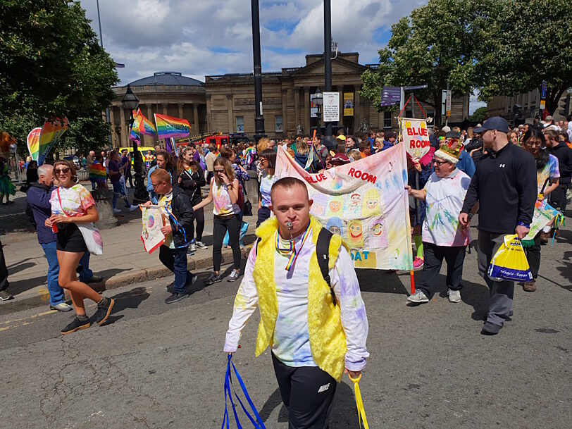 Blue Room take part in Liverpool Pride 2018