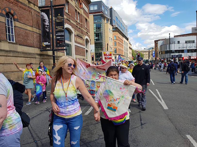 Blue Room take part in Liverpool Pride 2018