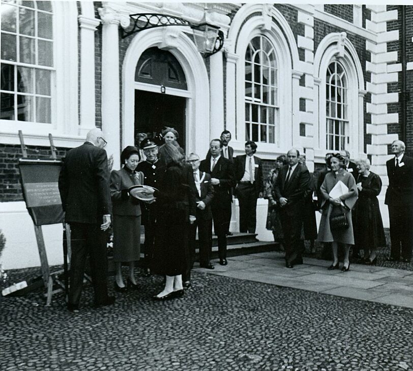 Princess Margaret visit to Bluecoat